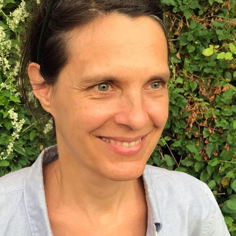 Nicole Pfoser, Podiumsmitglied beim Neujahrsempfang des FFRS 2022 Portrait Nicole Pfoser
